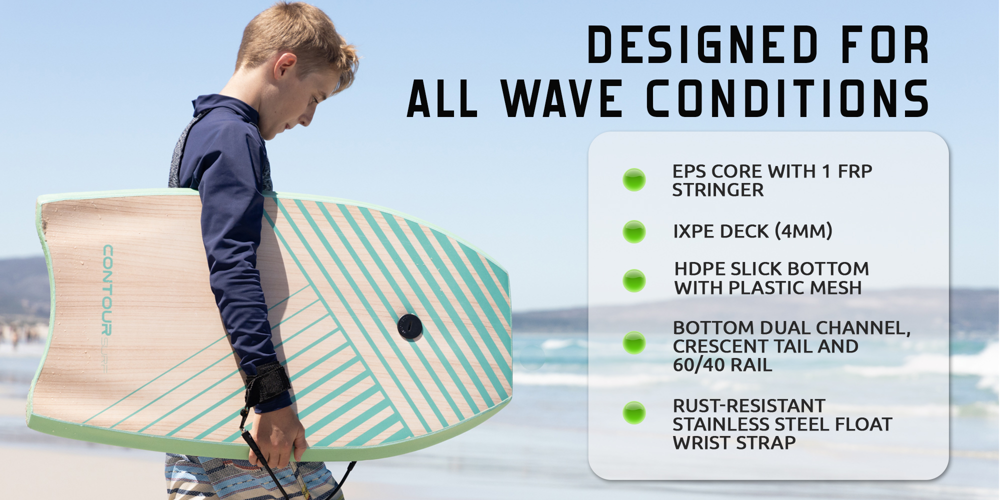boogie board 33 designed for all wave conditions