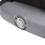 Detailed view of sup seat inflation port