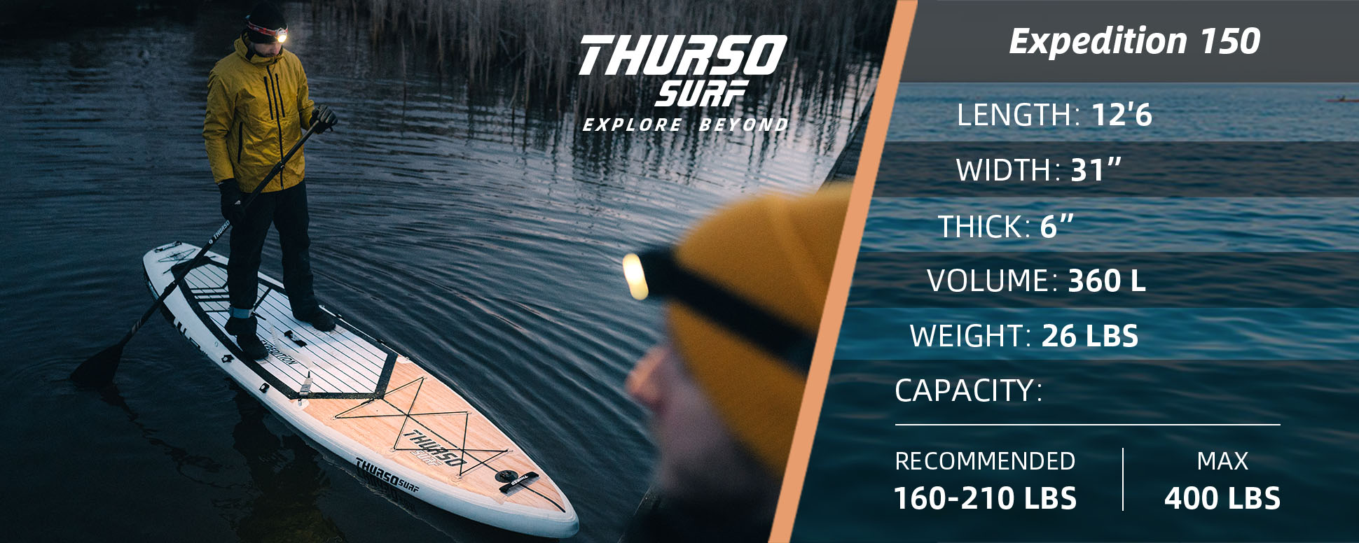 Expedition 150 lifestyle specs