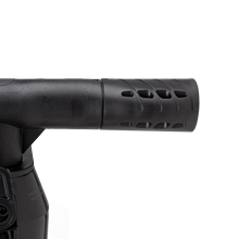 Our paddle board hand pump features a non-slip handle