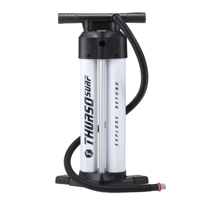 paddle board sup pump dual chamber triple action thurso surf