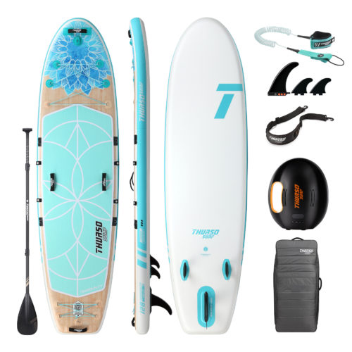 stand up paddle board tranquility 128 package thurso surf electric pump