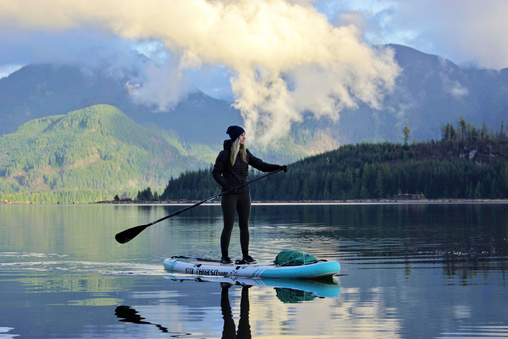 thurso surf ambassador kristine paddle board outdoor explore