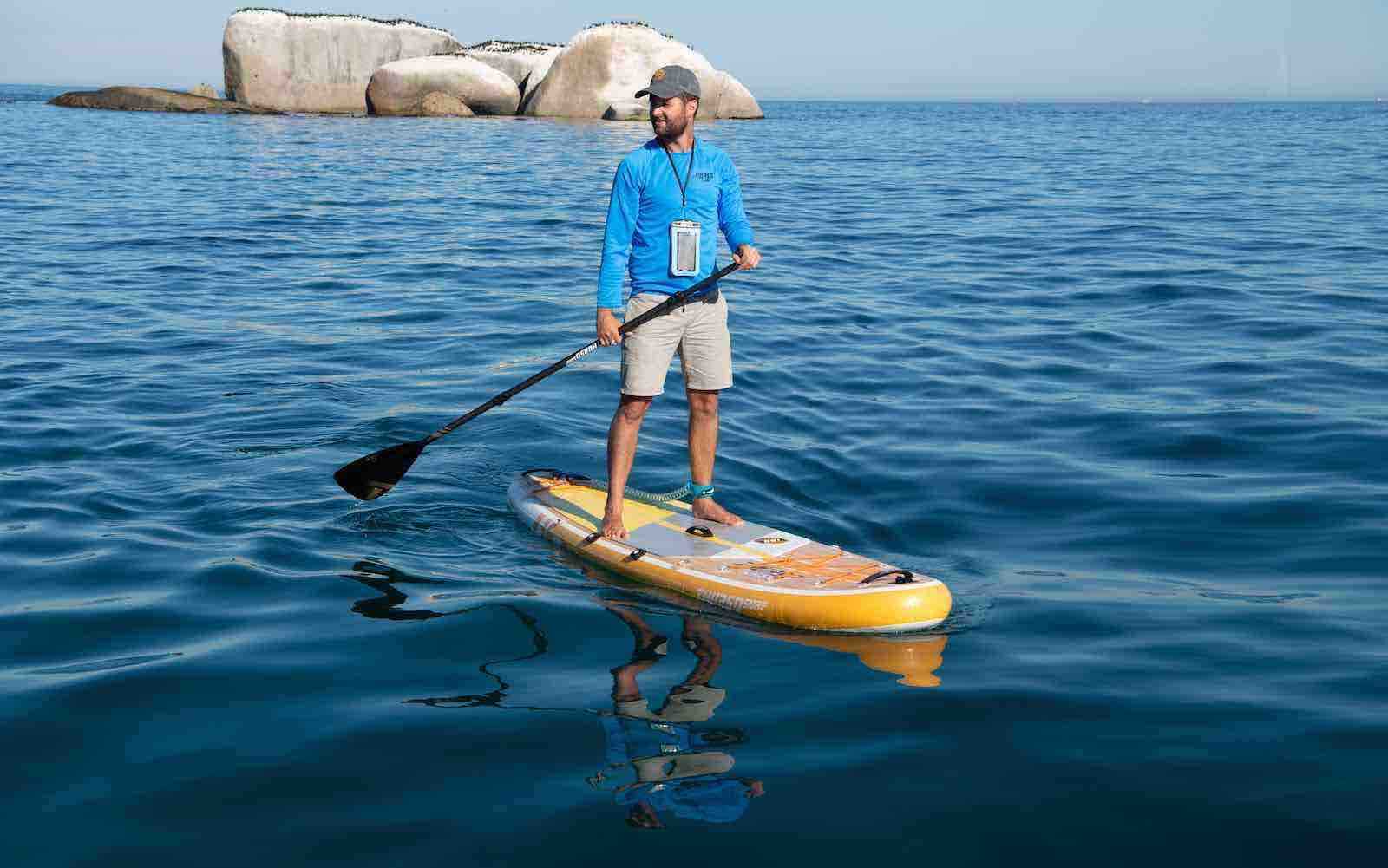 Man surf in the sea