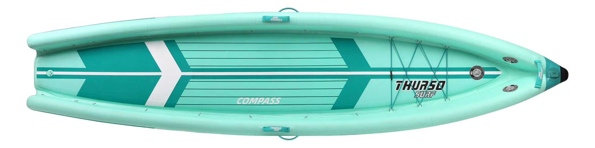 thurso surf compass 150 inflatable tandem kayak vertical