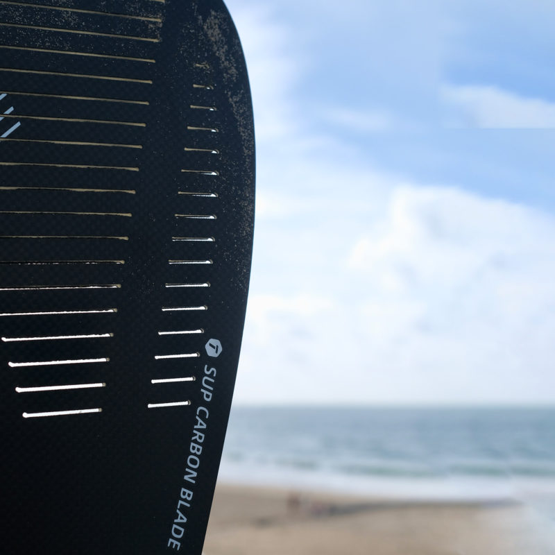 thurso surf full carbon fiber slitted paddle blade 3