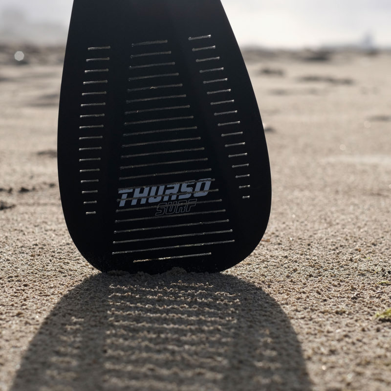thurso surf full carbon fiber slitted paddle blade