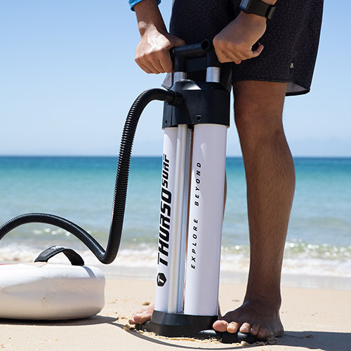 Waterwalker 126 stand-up paddle board pump dual chamber lifestyle