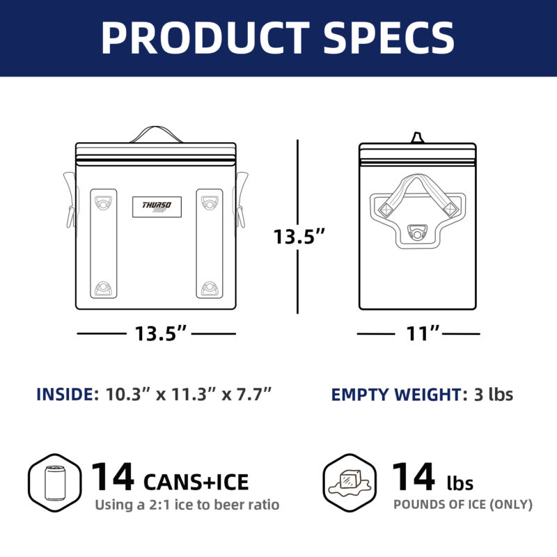 thurso surf paddleboard soft cooler bag specs