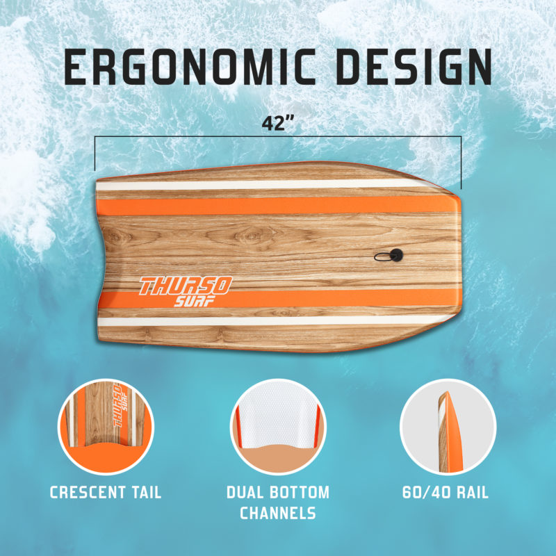 THURSO SURF Quill 42'' Bodyboard features