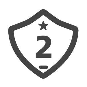 2 year warranty icon