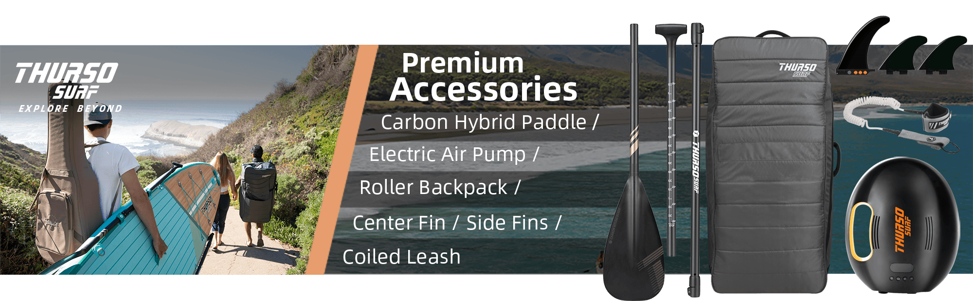 2023 stand up paddle board waterwalker 126 thurso surf accessories