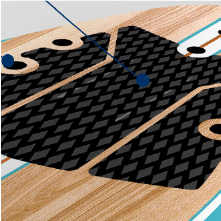 THURSO SURF Aero 7ft Soft Top Foam Beginner Surfboard detail 4